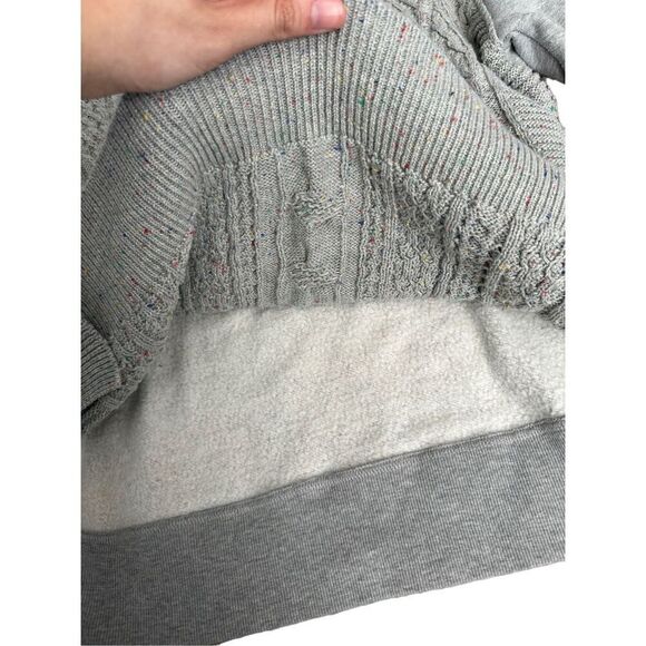 Joseph A. Gray Colorful Speckles Knit Fleece Sweater Cowl Neck Size Petite Large - Picture 10 of 10